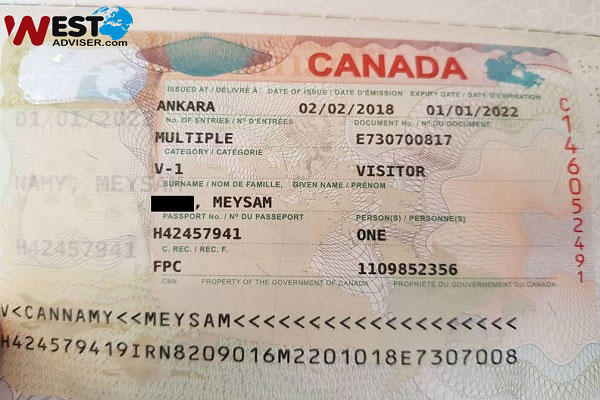 پاسپورت کانادا-توریستی